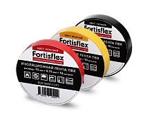 Изолента Fortisflex ПВХ 19х0.15x20 черный картинка 